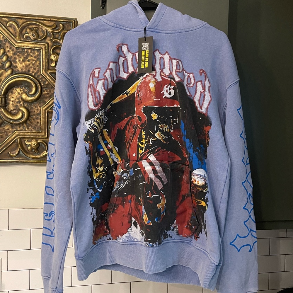 Men’s Designer God Speed Hoodie Size M. Brand new never worn with tags.